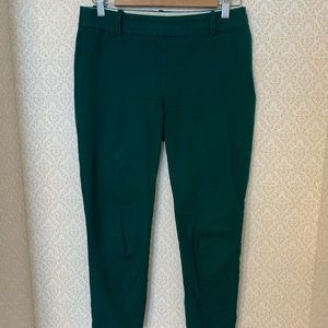 J Crew cigarette pants forest green
